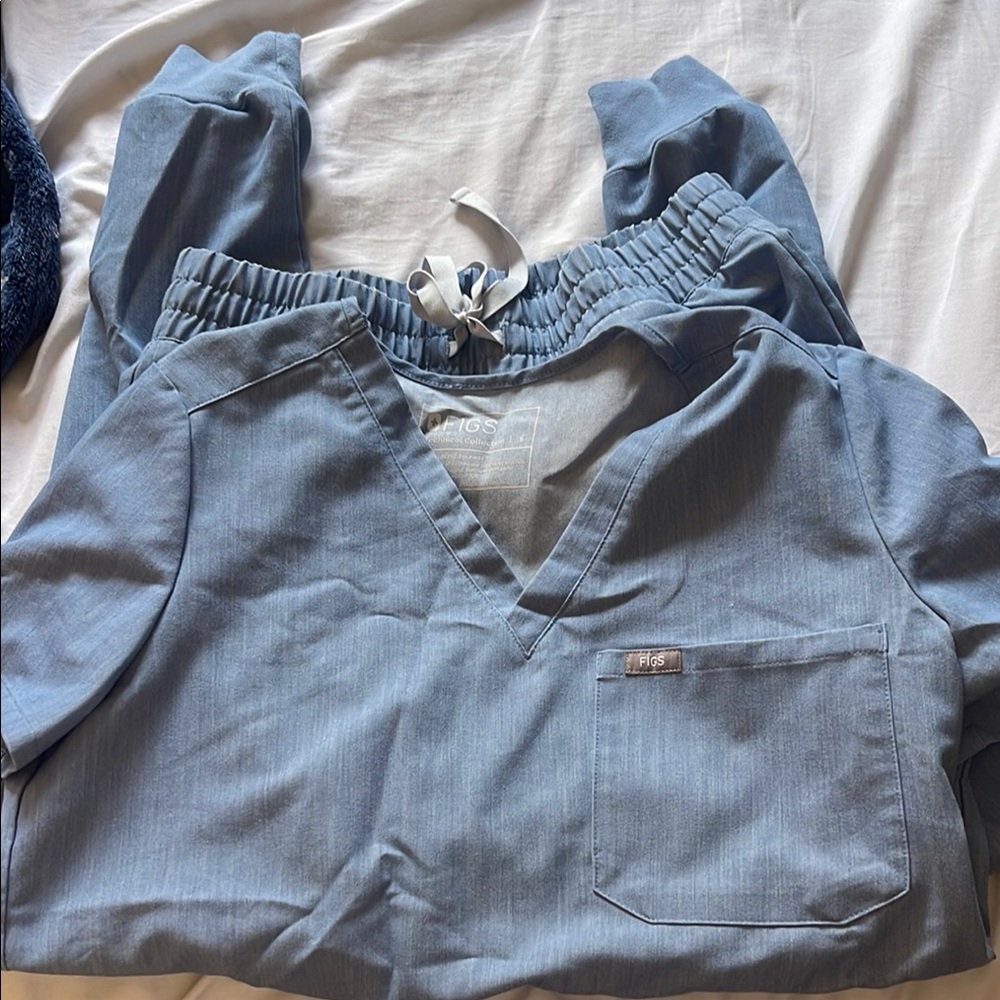 Wear figs heather indigo small set